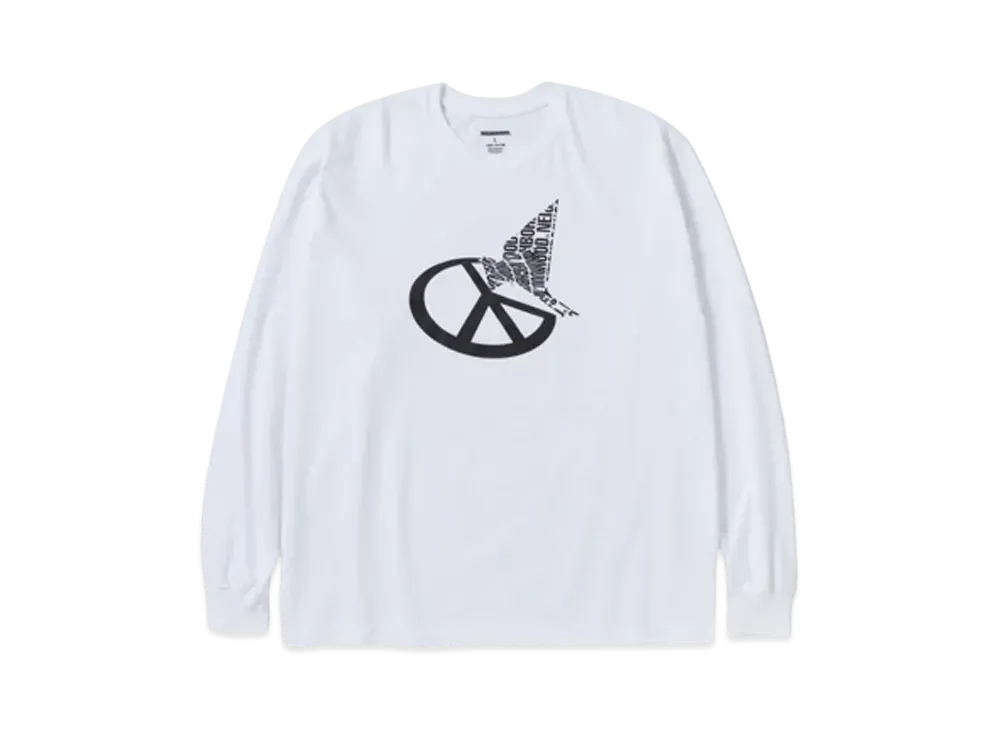 NEIGHBORHOOD NH . Tee LS-20 "White"