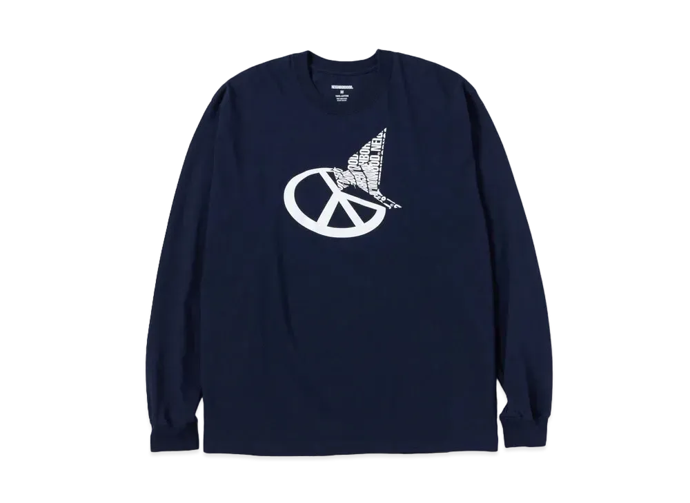 NEIGHBORHOOD NH . Tee LS-20 "Navy"
