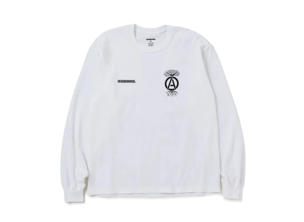 NEIGHBORHOOD SRL . Tee LS-1 "White"