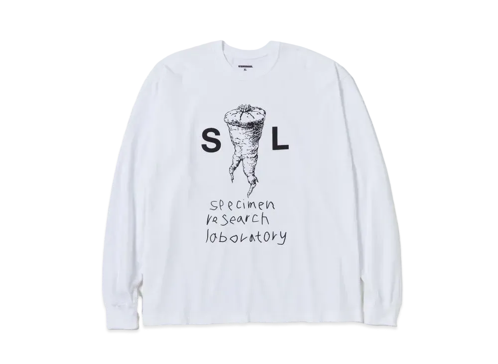 NEIGHBORHOOD SRL . Tee LS-2 "White"