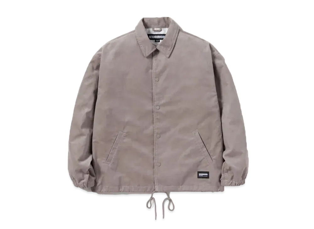 NEIGHBORHOOD Corduroy Windbreaker Jacket "Gray"