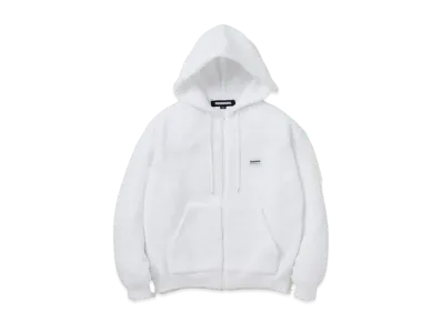 NEIGHBORHOOD Fluffy Zip Up Parka "White"