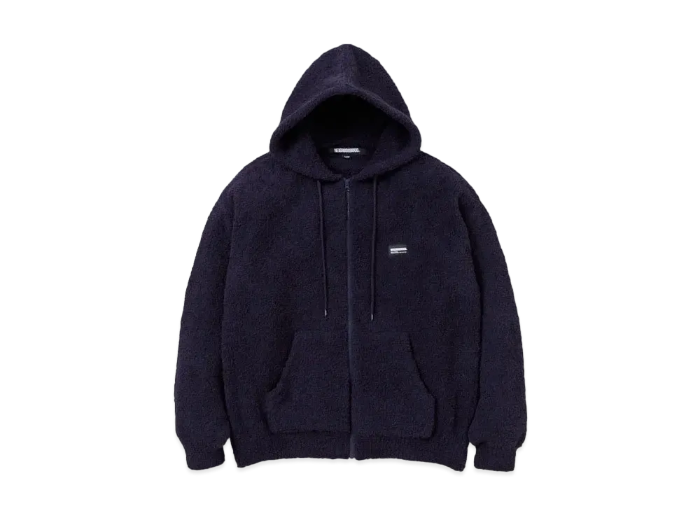 NEIGHBORHOOD Fluffy Zip Up Parka "Navy"