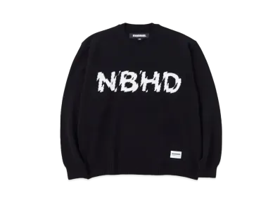 NEIGHBORHOOD Intarsia Sweater "Black"
