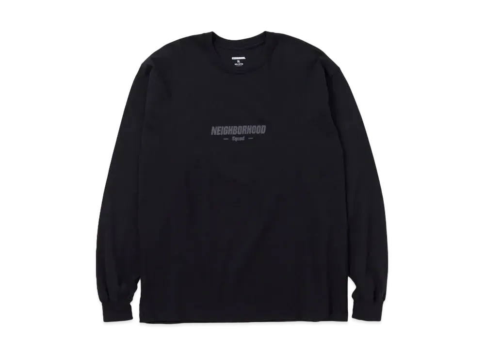 NEIGHBORHOOD NH . Tee LS-5 "Black"