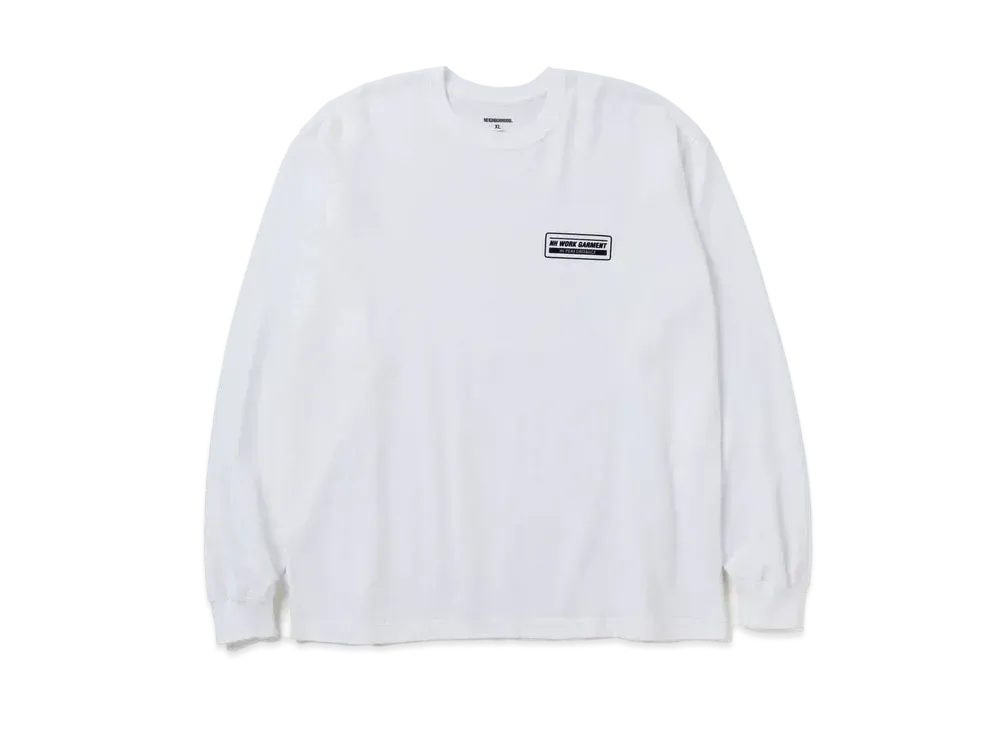 NEIGHBORHOOD NH . Tee LS-13 "White"