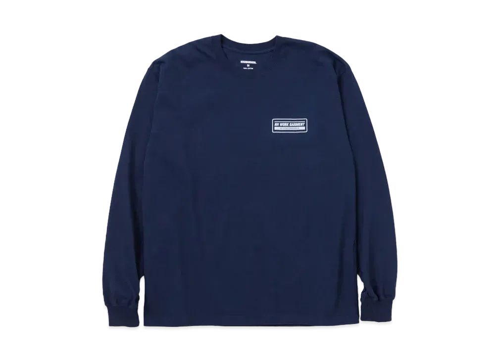 NEIGHBORHOOD NH . Tee LS-13 "Navy"