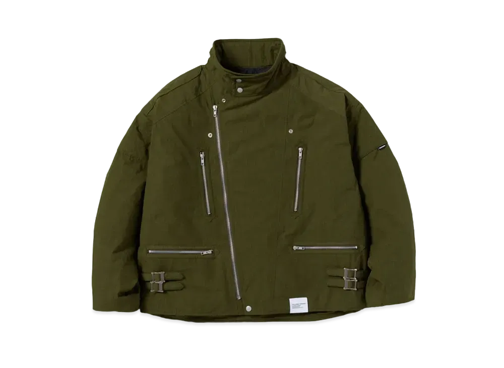 NEIGHBORHOOD Standcollar Riders Jacket "Olive Drab"