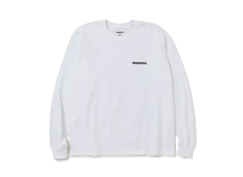 NEIGHBORHOOD NH . Tee LS-12 "White"