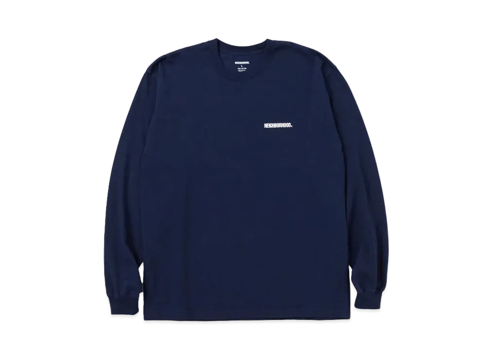 NEIGHBORHOOD NH . Tee LS-12 "Navy"