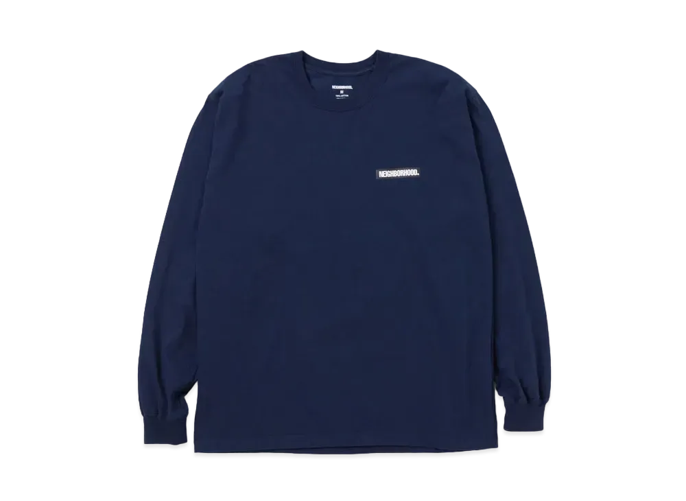 NEIGHBORHOOD NH . Tee LS-14 "Navy"