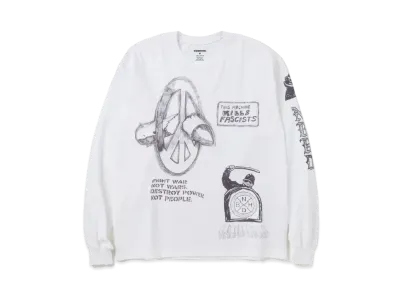 NEIGHBORHOOD NH . Tee LS-18 "White"