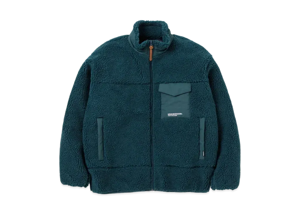 NEIGHBORHOOD Boa Fleece Jacket "Green"