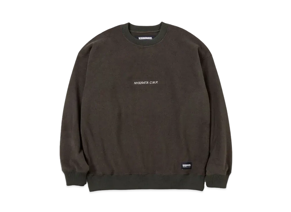 NEIGHBORHOOD Fleece Crewneck LS "Olive Drab"