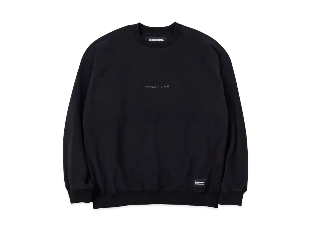 NEIGHBORHOOD Fleece Crewneck LS "Black"