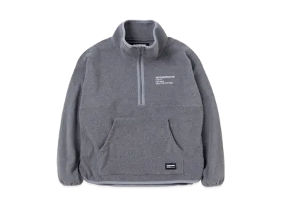 NEIGHBORHOOD Fleece Half Zip Shirt LS "Gray"
