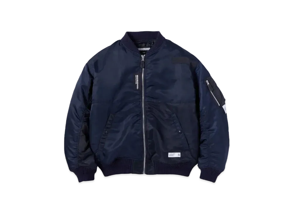 NEIGHBORHOOD MA-1 Flight Jacket "Navy"