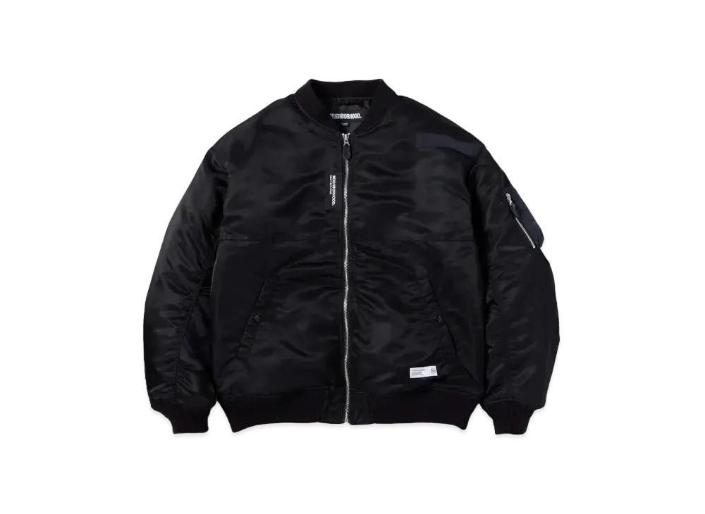 NEIGHBORHOOD MA-1 Flight Jacket "Black"