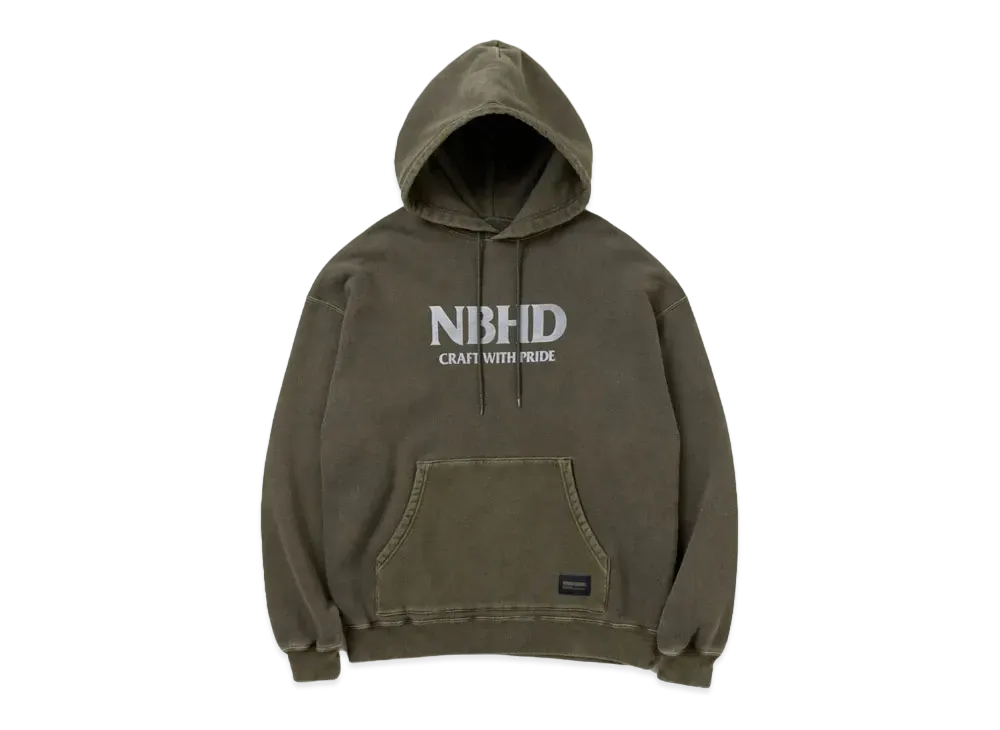 NEIGHBORHOOD Pigment Dyed Sweatparka LS "Olive Drab"
