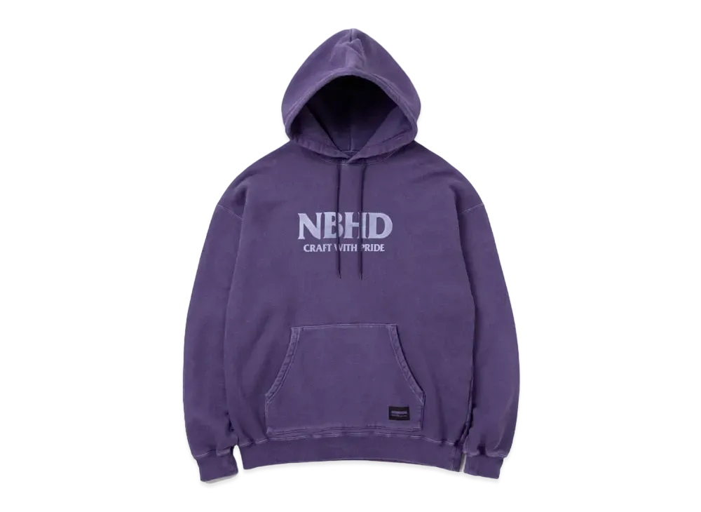 NEIGHBORHOOD Pigment Dyed Sweatparka LS "Purple"
