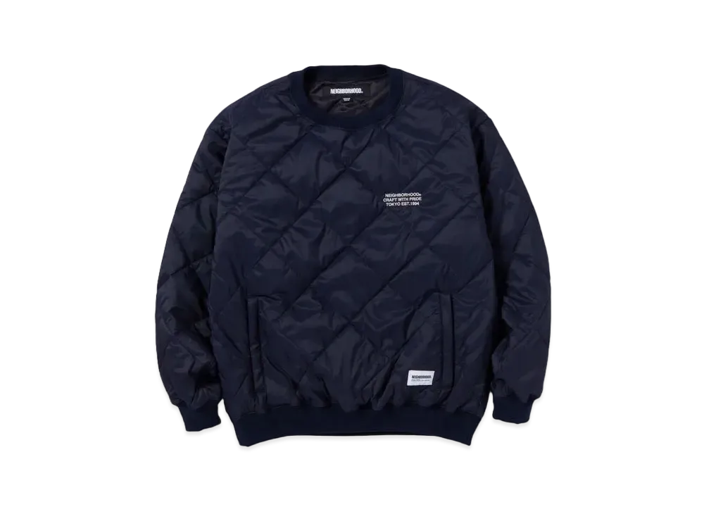 NEIGHBORHOOD Quilting Pullover Shirt LS "Navy"
