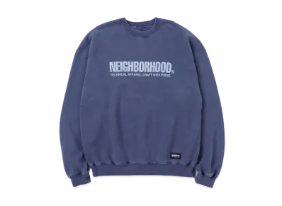 NEIGHBORHOOD Pigment Dyed Sweatshirt LS "Navy"