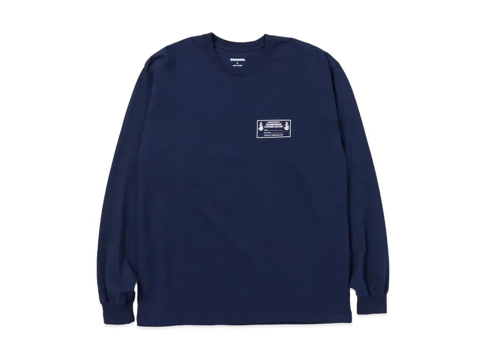 NEIGHBORHOOD NH . Tee LS-6 "Navy"