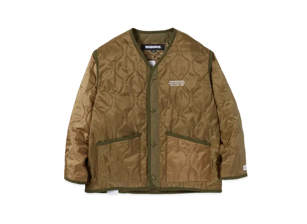 NEIGHBORHOOD Quilting Liner Jacket "Olive Drab"