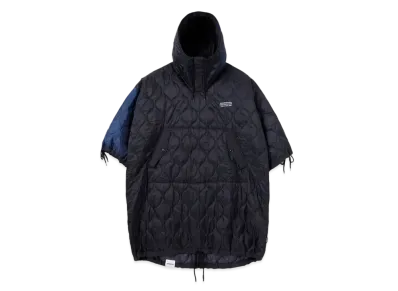 NEIGHBORHOOD Quilting Poncho "Black"