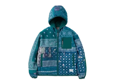 NEIGHBORHOOD Bandana Pattern Fleece Jacket "Green"