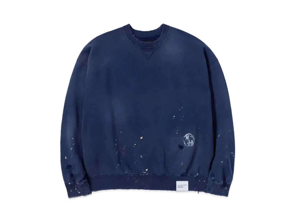 NEIGHBORHOOD Damage Sweatshirt LS "Navy"