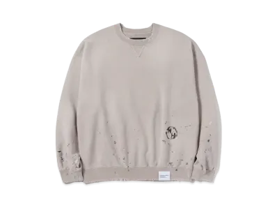 NEIGHBORHOOD Damage Sweatshirt LS "Greige"
