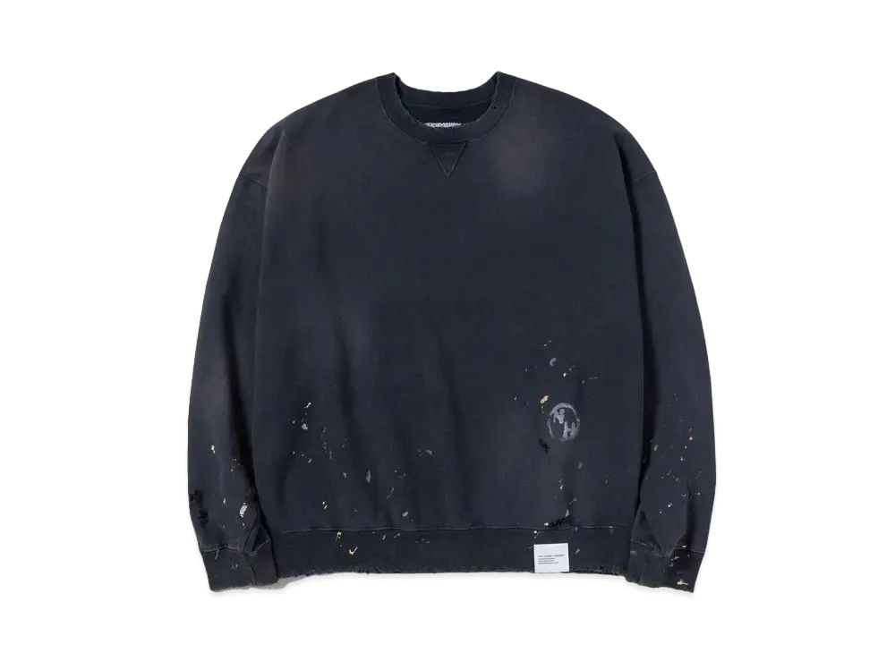 NEIGHBORHOOD Damage Sweatshirt LS "Black"