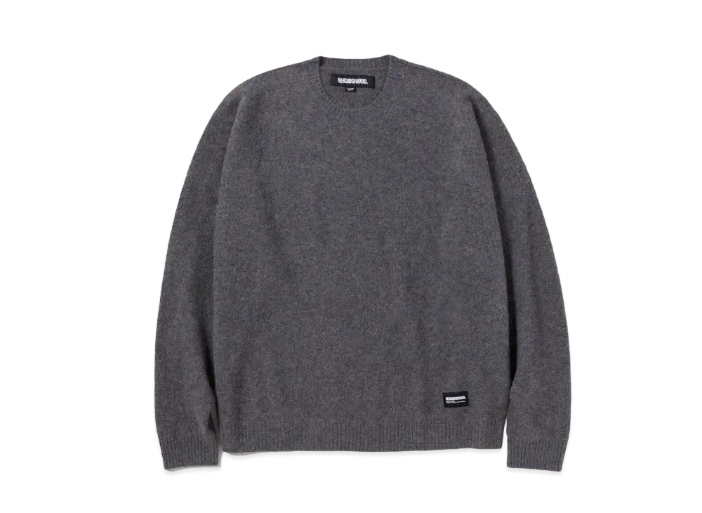 NEIGHBORHOOD Yak Plain Sweater "Gray"