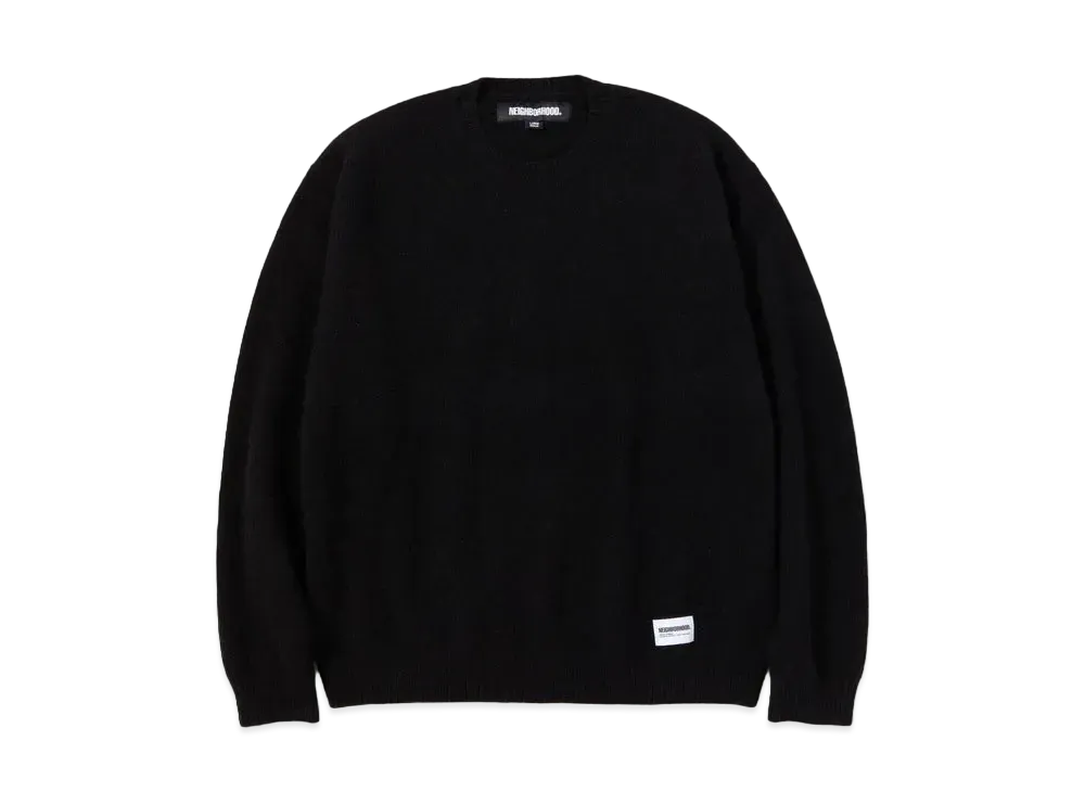 NEIGHBORHOOD Yak Plain Sweater "Black"