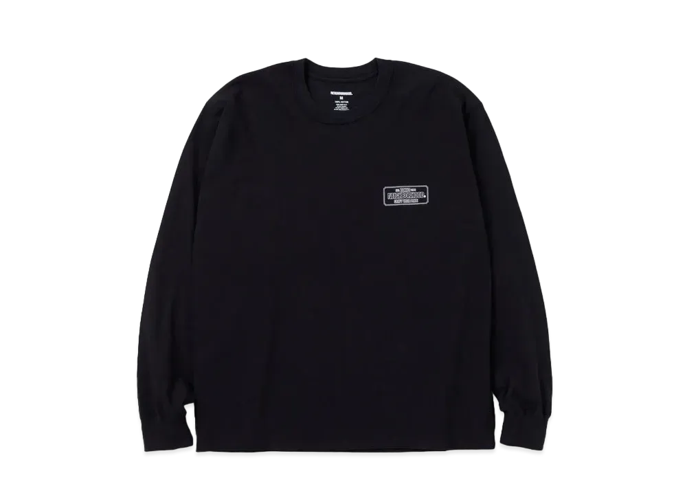 NEIGHBORHOOD NH . Tee LS-1 "Black"