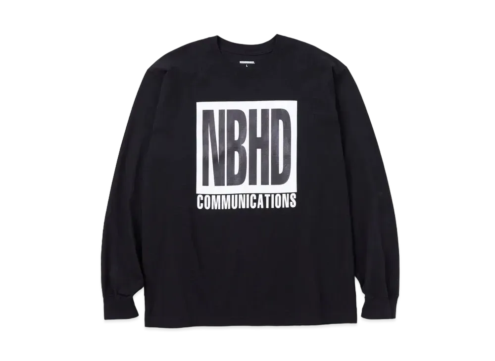 NEIGHBORHOOD NH . Tee LS-4 "Black"