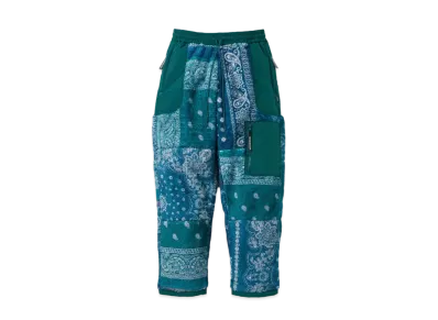 NEIGHBORHOOD Bandana Pattern Fleece Pants "Green"