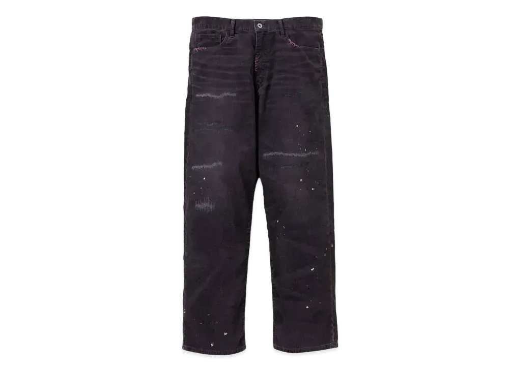 ネイバーフッド サベージ コーデュロイ DP ベーシック パンツ "ブラック"