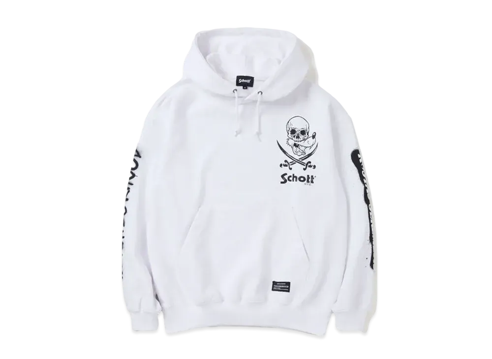 NEIGHBORHOOD x Schott x Kostas Sweatparka LS "White"