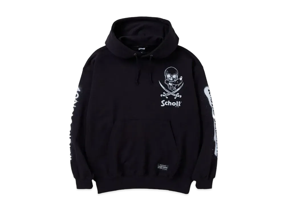 NEIGHBORHOOD x Schott x Kostas Sweatparka LS "Black"