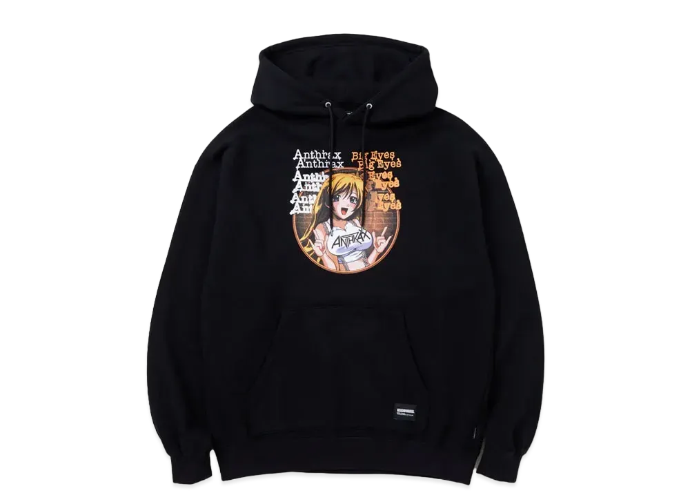 NEIGHBORHOOD x ANTHRAX Sweatparka LS-1 "Black"