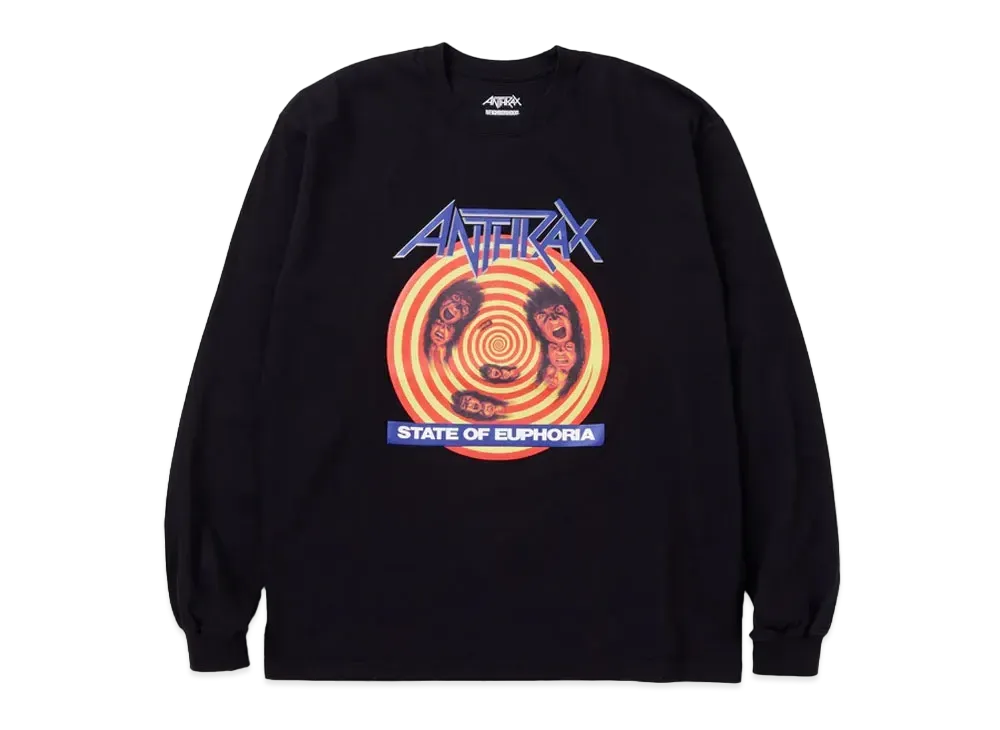NEIGHBORHOOD x ANTHRAX Tee LS-1 "Black"