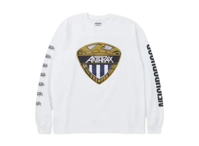 NEIGHBORHOOD x ANTHRAX Tee LS-2 "White"