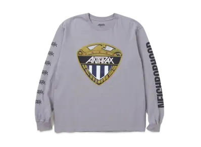 NEIGHBORHOOD x ANTHRAX Tee LS-2 "Gray"