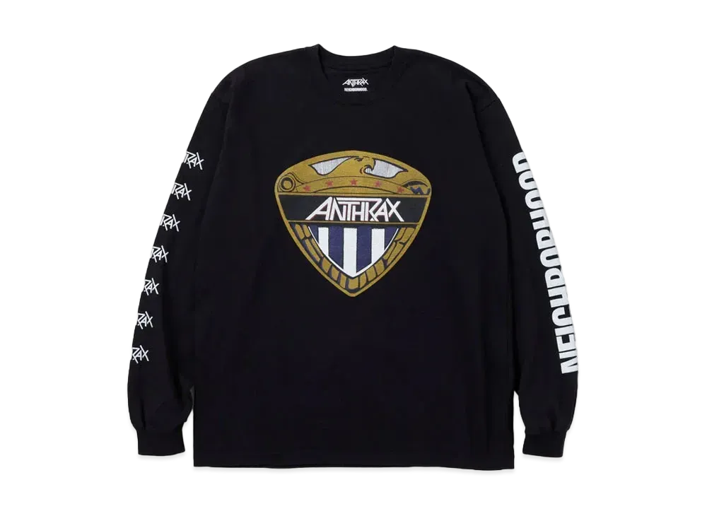 NEIGHBORHOOD x ANTHRAX Tee LS-2 "Black"