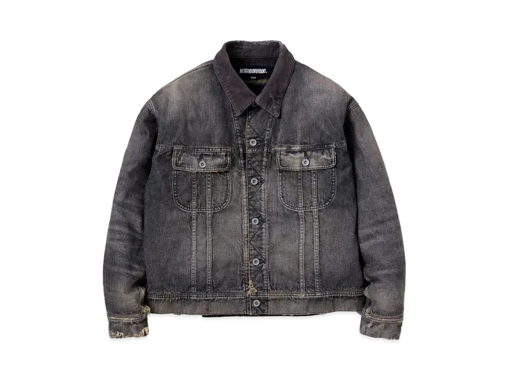 NEIGHBORHOOD Savage Denim Lined Jacket "Black"