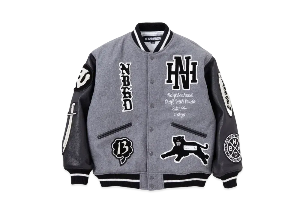 NEIGHBORHOOD Stadium Jacket "Gray"