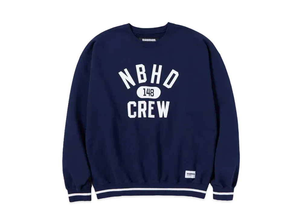 NEIGHBORHOOD College Sweatshirt LS "Navy"