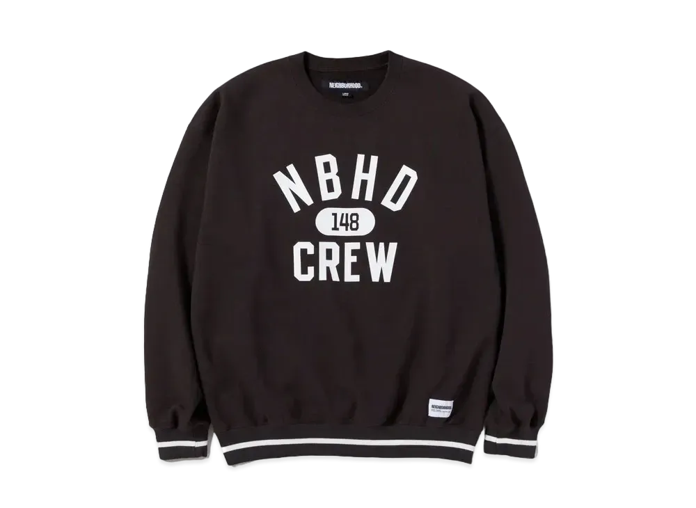 NEIGHBORHOOD College Sweatshirt LS "Black"